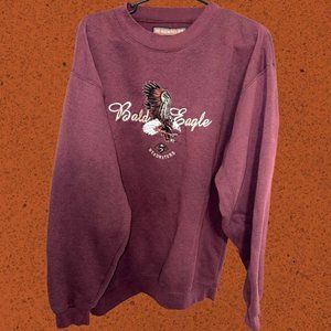 Vintage 90's Bald Eagle Embroidered Headwaters Sweatshirt
